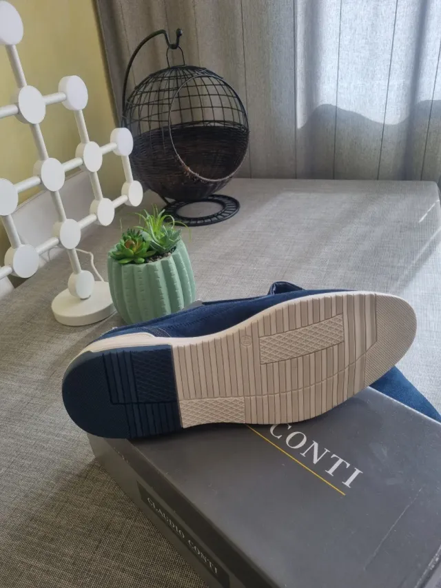 Zapatos Claudio Conti Piel Hombre Azul