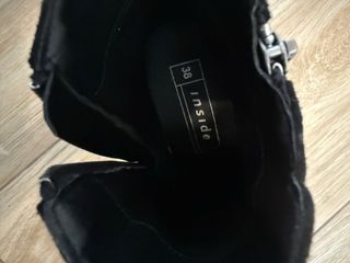 Botines ante negro hebillas