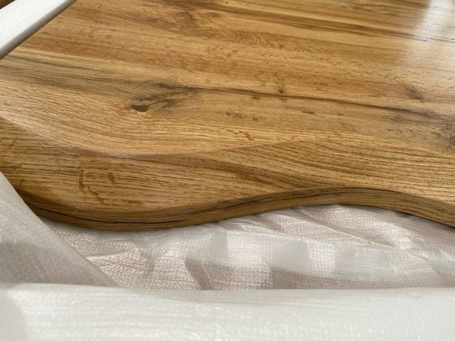 Mesa de café Wohnling em madeira e metal