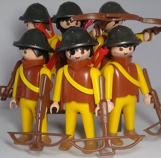 Playmobil 6 Ballesteros Medievales