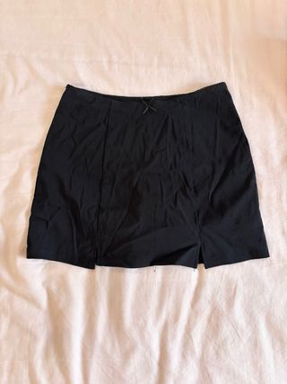Minifalda pantalón negra Lefties