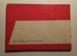 Libretto Dati Caratteristici Fiat 1969