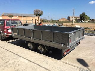 Remolque basculante 400x200x50 Doble eje 3.500kg