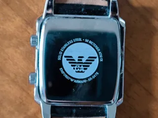 Orologio Emporio Armani Dual Time Rettangolare