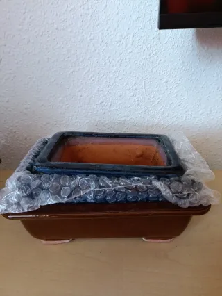 3 Macetas Bonsái Cerámica