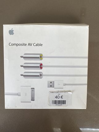 Cable AV Compuesto Apple