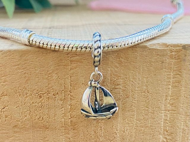 Charm Barco Velero - Plata