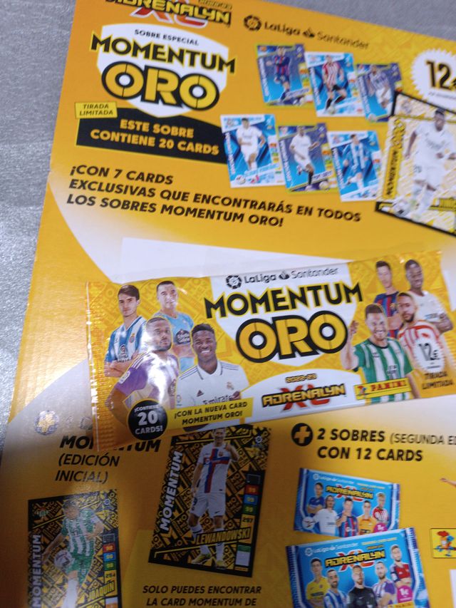 Sobre Adrenalyn XL Momentum Oro 2022 2023