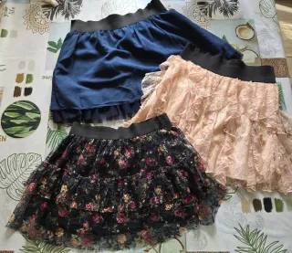 Faldas de tul y encaje talla L