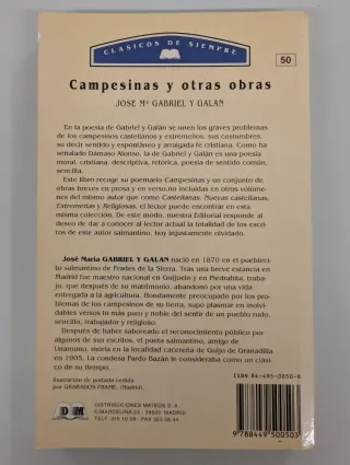 Campesinas y otras obras en verso y prosa