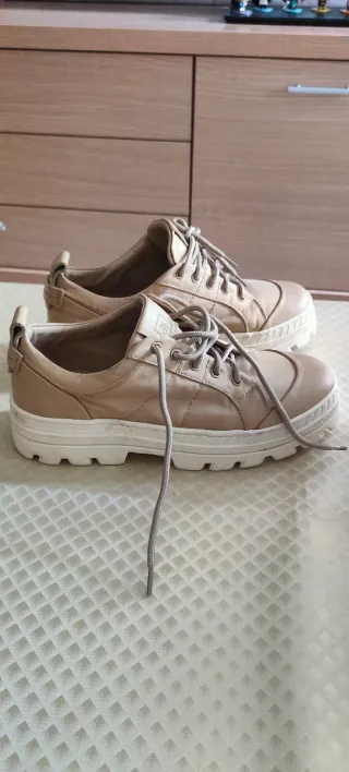 Zapatillas impermeables mujer beige