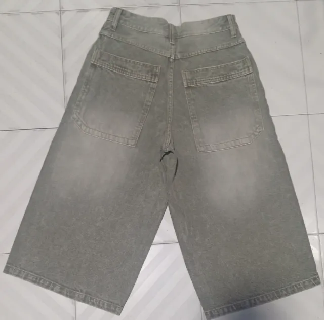 Pantalón Y2K gris ancho