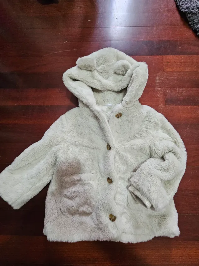 Cazadora niña peluche talla 36M