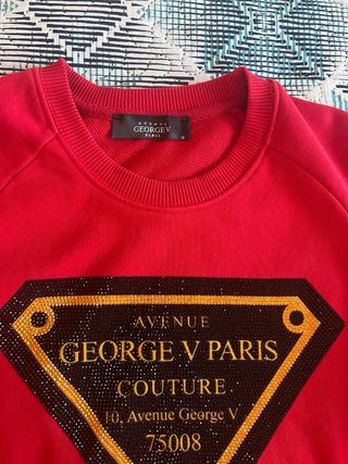 Sudadera George V Paris Roja 