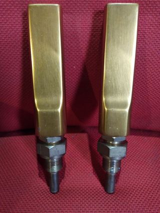 2 Termómetros de latón