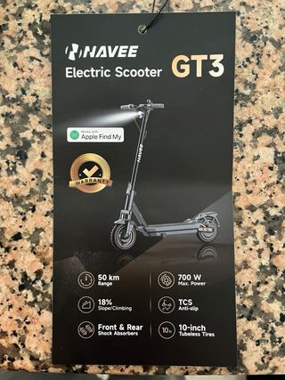 Patinete Eléctrico NAVEE GT3 Negro