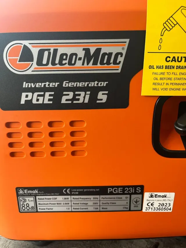 Generador OLEO-MAC PGE 23i S3