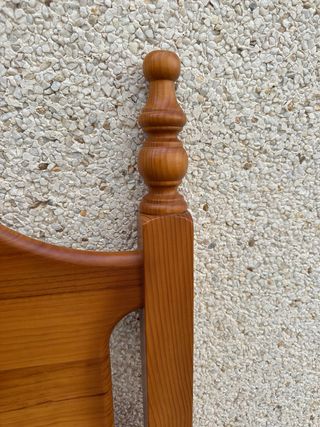 Cabecero de madera rústico de 135