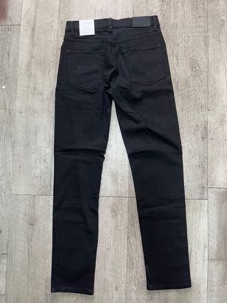 Pantalón Zara Slim Negro Talla 38