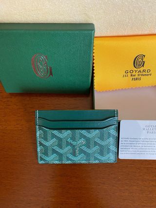 Portacarte Goyard Verde