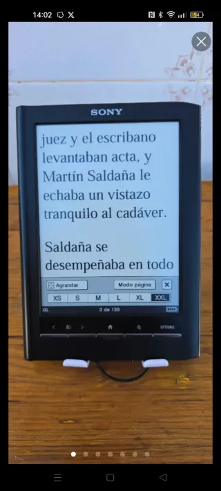 Lector Ebook Sony PRS-650 Negro