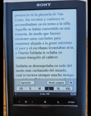 Lector Ebook Sony PRS-650 Negro