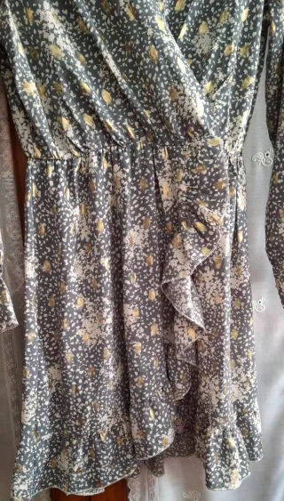 Vestido Negro Lunares y Vestido Estampado
