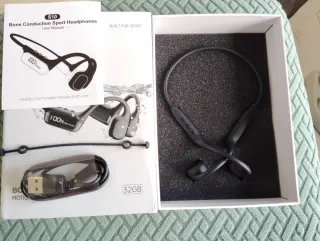 Auriculares Conducción Ósea S10 Negro