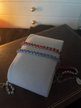 Bracciali acciaio inox duo cromatico