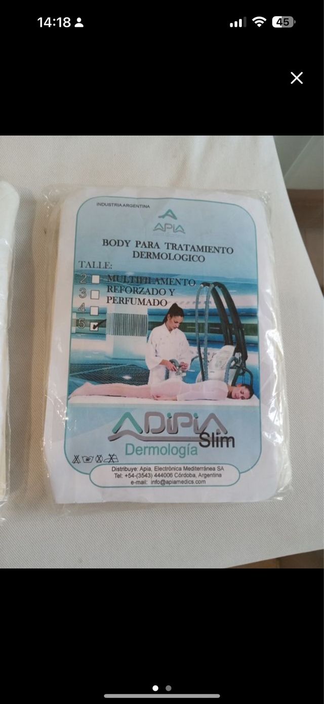 2 Mallas LPG Dermología Apiamédica Talle 5