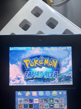 Juego Pokémon Zafiro Alfa 3DS