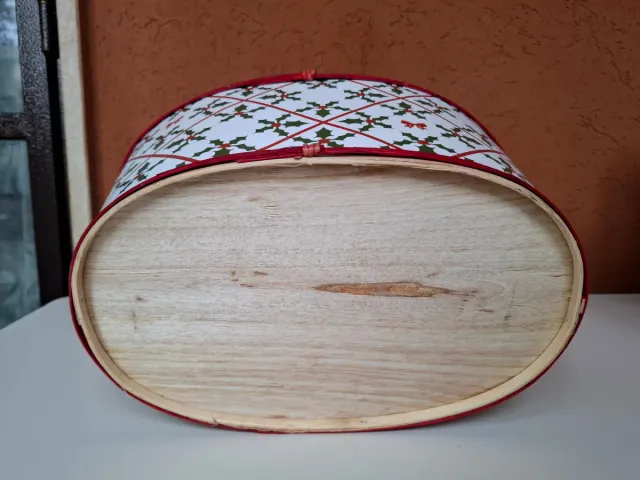 Cesto Natale Hojas de Acebo