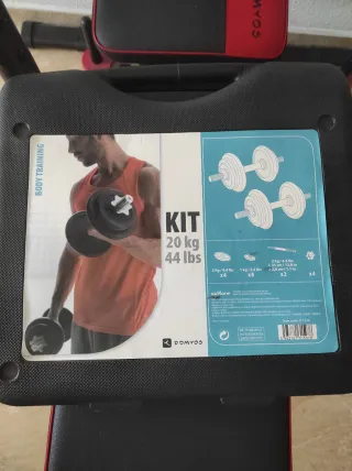 Kit Musculación Gimnasio para Casa
