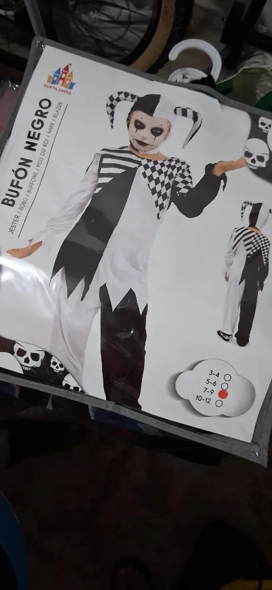 Disfraz Bufón Negro 