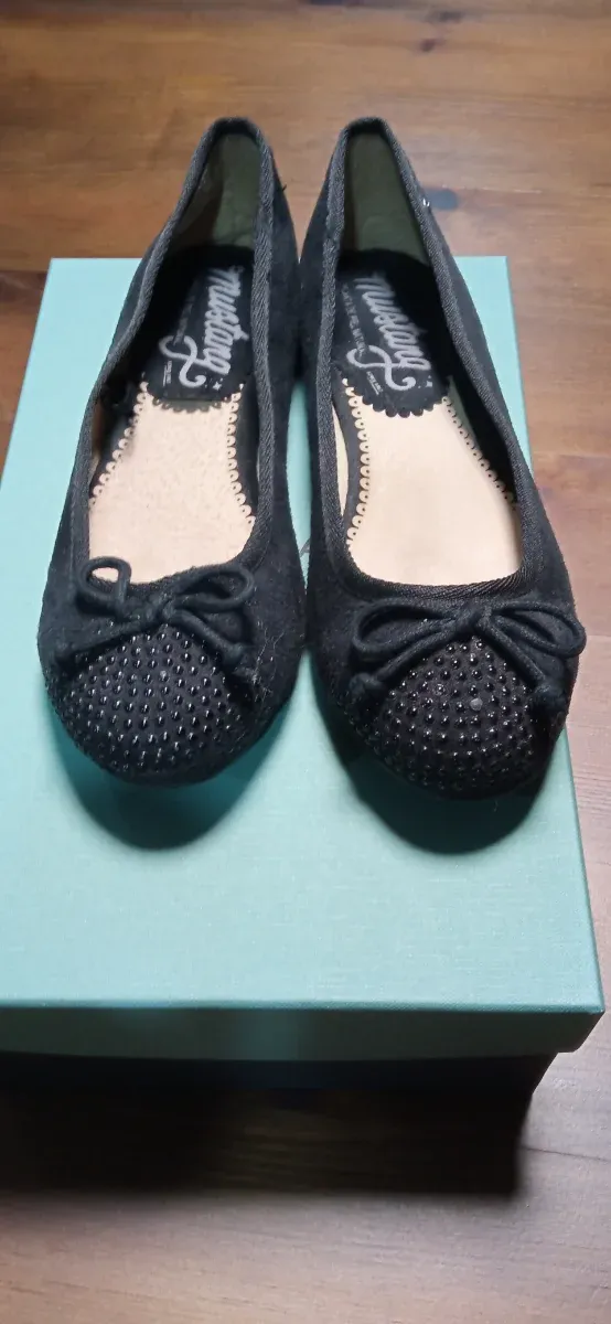 Bailarinas Mustang Negras Talla 36