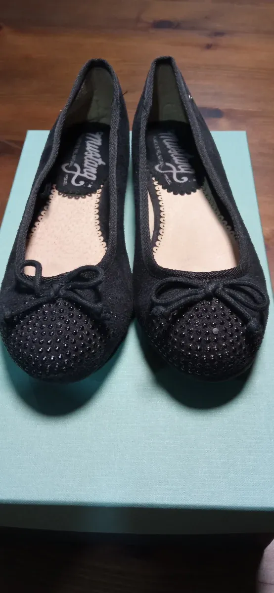 Bailarinas Mustang Negras Talla 36