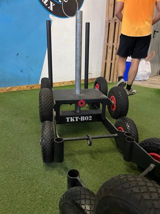 Trineo de entrenamiento con ruedas