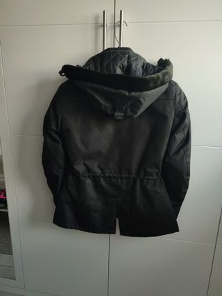 Chaqueta Moto Mujer Negra