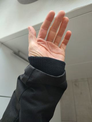 Chaqueta Moto Mujer Negra