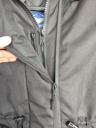 Chaqueta Moto Mujer Negra