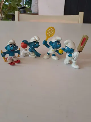 4 Pitufos 1982 Lote 4