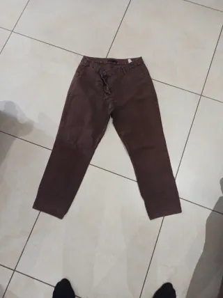 Jeans donna marrone taglia 48