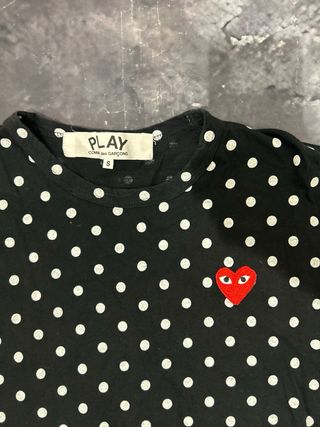 Comme des Garçons T-shirt pois manica lunga