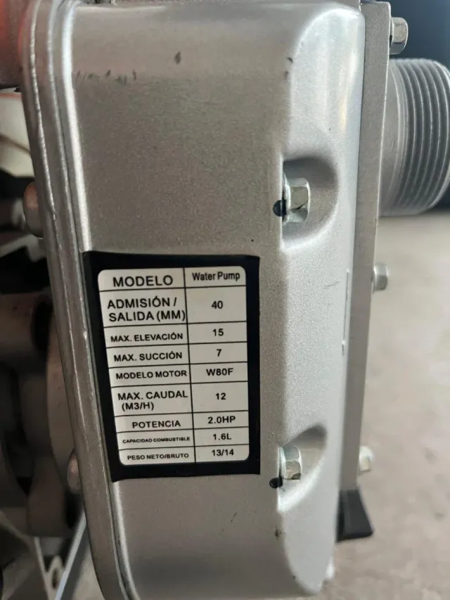 Moto Bomba ANOVA BA4C15 2.0 HP