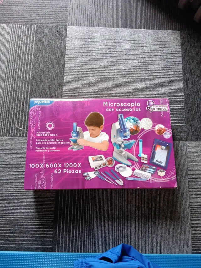 Microscopio Juguettos con accesorios 100X-1200X