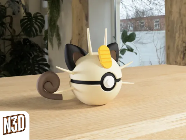 Pokébola decorativa con forma de Pokémon