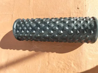 Rodillo de Masaje Negro Texturizado