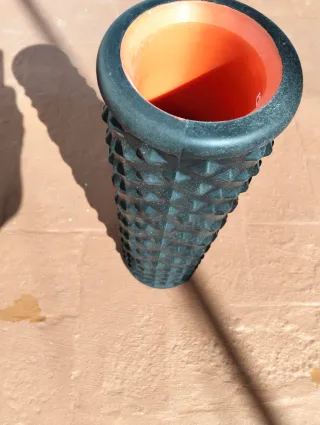 Rodillo de Masaje Negro Texturizado