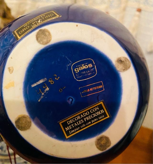 Conjunto Cerámica Decorada con ORO !!