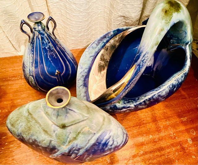 Conjunto Cerámica Decorada con ORO !!